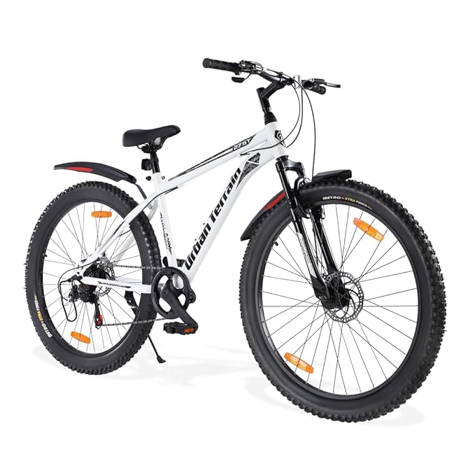 Urban Terrain Galaxy Ultra 27.5T Mountain Bike for Men | High-Performance Gear Cycle with Disc Brakes & Front Suspension | Stylish Alternative to Electric Bike, E Bicycle & Battery Bike