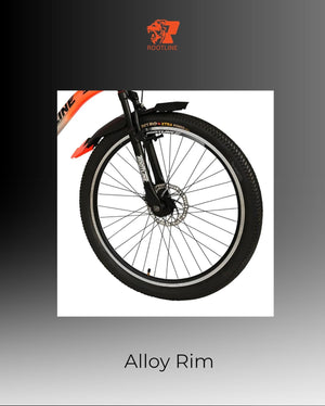 ROOTLINE Beat IBC 26T Electric Cycle | 26-Inch Mountain E-Bike with Front Suspension & Dual Disc Brakes