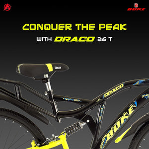 Avon Buke Draco 26T Electric Cycle | Affordable E-Bike for Men with 26″ Wheels & Steel Frame