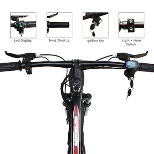 Matelco Urbano EA26 Electric Cycle 26″ – Affordable Long Range E-Bike with 12.5Ah Battery & Disc Brakes