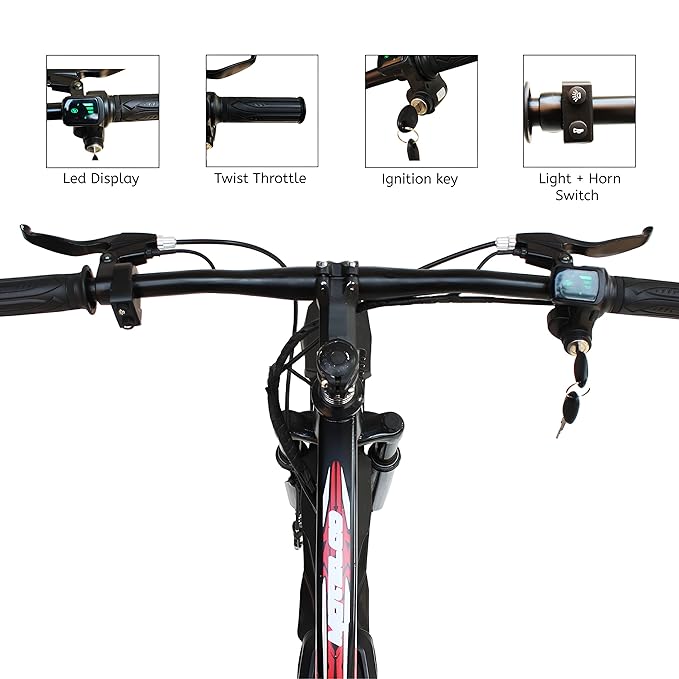 Matelco Urbano EA26 Electric Cycle 26″ – Affordable Long Range E-Bike with 12.5Ah Battery & Disc Brakes