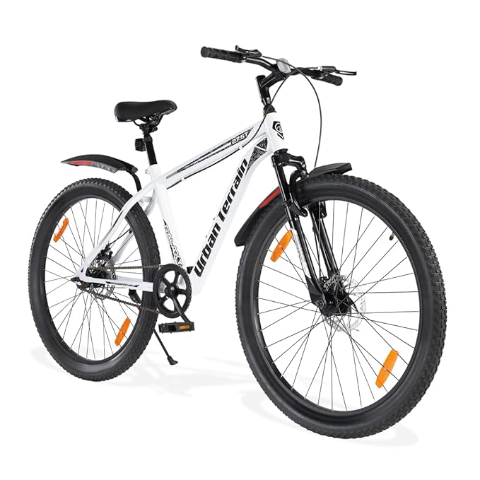 Urban Terrain Galaxy Pro 26T MTB – High-Performance Single-Speed Pedal Bike with Dual Disc Brakes & Front Suspension | Affordable Alternative to Electric Bikes
